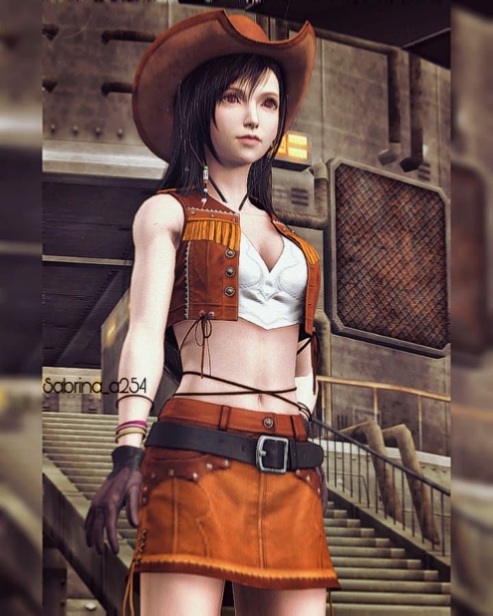 Sabrina On Instagram “tifa Lockhart Cowgirl Tifa Tifalockhart Ff7 Finalfantasy7