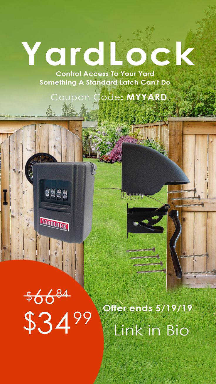 Protect Your Yard From Unwanted Access with YardLock. | Backyard gates