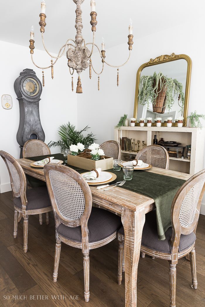 41+ Traditional farmhouse dining room type