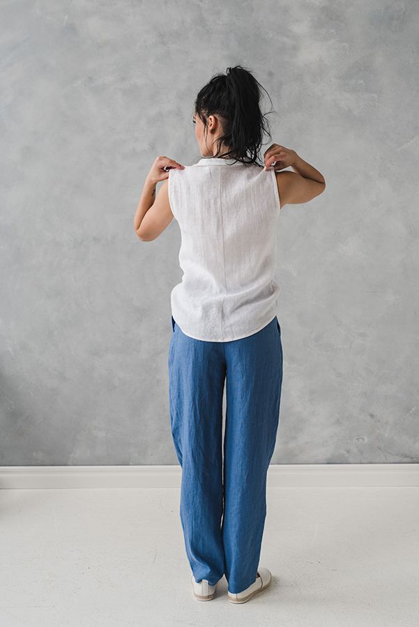 Classic Washed Women Linen Trousers NICE Linen Pants Loose Fit Linen Pants for Women