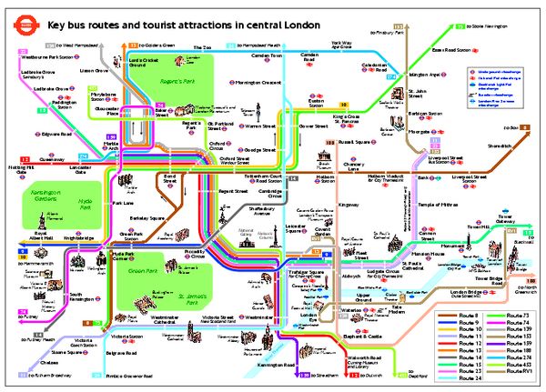 london tourist map central london tourist and bus map london england mappery