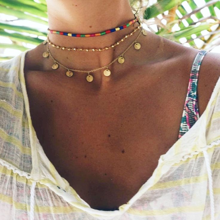 Choker necklace Collier ras du cou JAVA