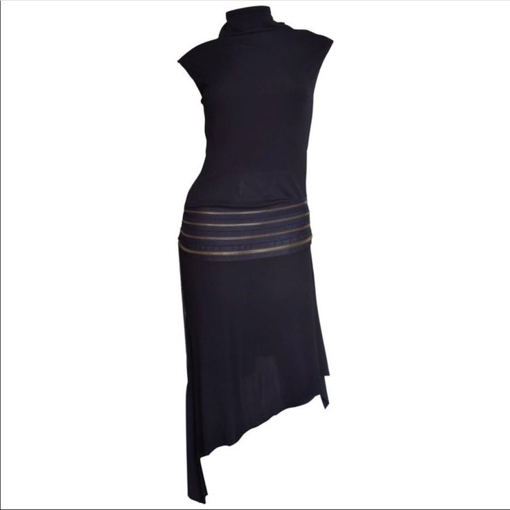Jean Paul GAULTIER FEMME Trench Design Tube Dress Red 40
