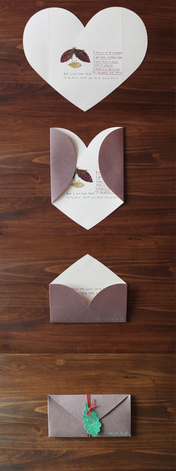 amazing heart envelope. Pinned by wootandhammy.com ♥️ thoughtful jewelry.