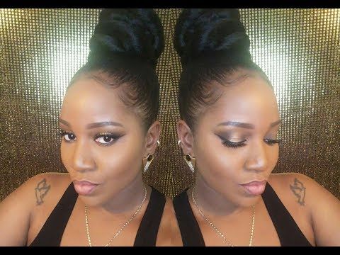 How To Large Top Knot Bun Tutorial With Braiding Hair You How To Large Top Knot Bun Tutorial With Braiding Hair You