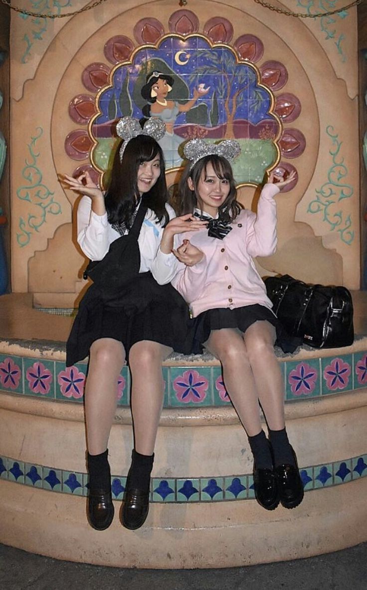 街撮り Jk 可愛い ディズニー 制服 カバコ