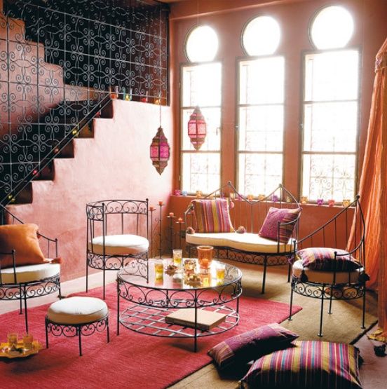 Relaxing Moroccan Living Rooms Relaxing Moroccan Living Rooms