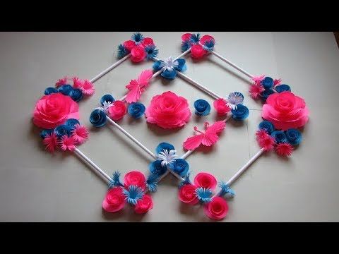 Paper Flower Wall Hanging Newspaper Craft Diy Decoration Ideas You Decor Crafts - Wall Hanging Making With Newspaper Paper Flower Wall Hanging Newspaper Craft Diy Decoration Ideas You Decor Crafts - Wall Hanging Making With Newspaper