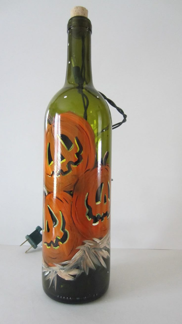Baking Painted Glass Bottles Baking Painted Glass Bottles