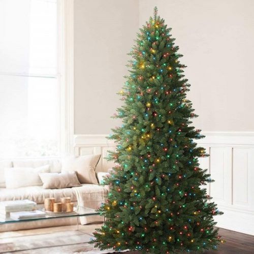 15 Best Fake Christmas Trees 2018 That Look REAL Christmas Trees Mountain Fir Pre-lit Artificial Christmas Tree with Multi-Color Lights | Best Fake Christmas Trees #christmastrees - 15 Best Fake Christmas Trees 2018 That Look REAL Christmas Trees