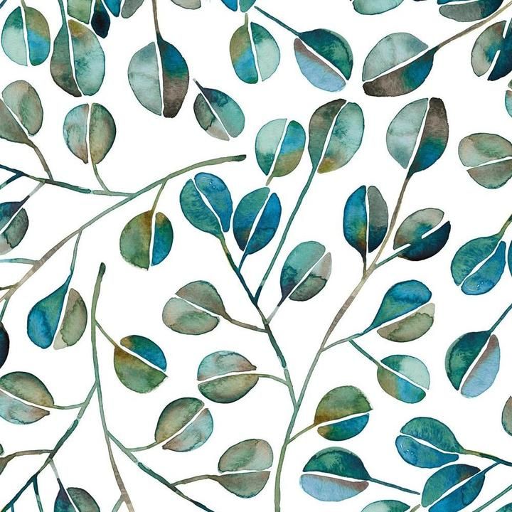 Cat Coquillette Eucalyptus Peel Stick Wallpaper Peel And Stick Wallpaper Room Visualizer Wallpaper