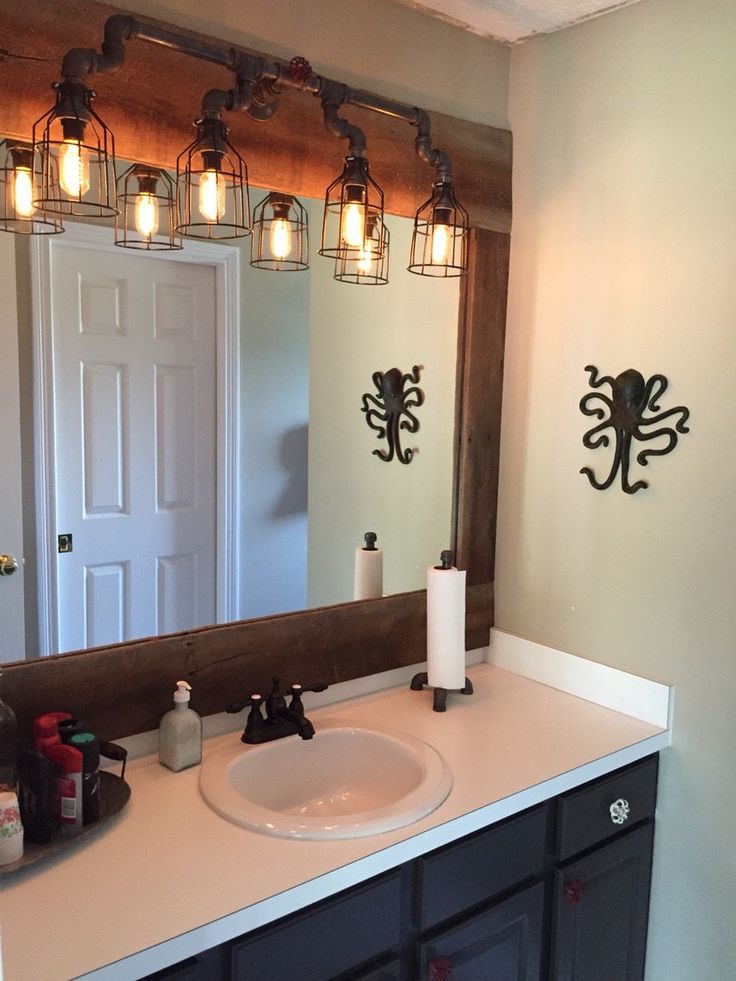 Pin On Cool Pin On Cool, Black Pipe Bathroom Light Fixture