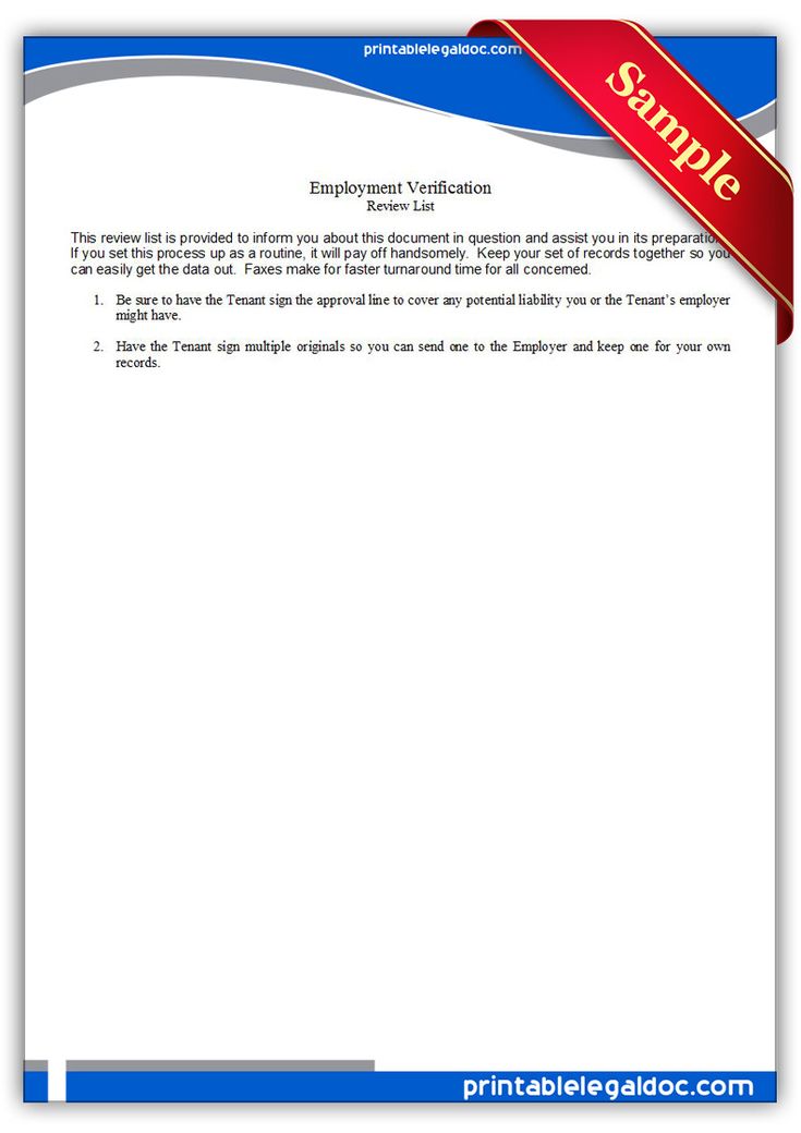 Free Printable Employment Verification Legal Forms Free Legal - employment authorization form example Free Printable Employment Verification Legal Forms Free Legal - employment authorization form example