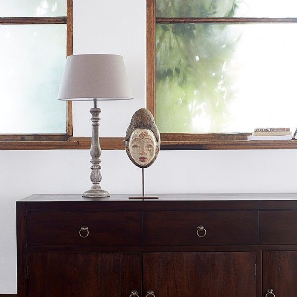 Flutter Handcrafted Eastern Inspired Wood Table Lamp Flutter Handcrafted Eastern Inspired Wood Table Lamp