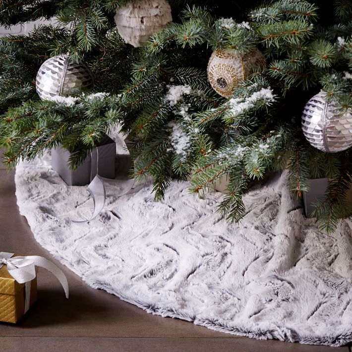 the 25 best faux fur tree skirt ideas on pinterest west elm christmas tree skirt