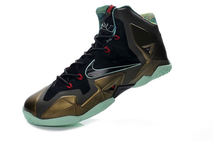 Nike Lebron 11 2013 Black Bronze Jade Running Shoes, cheap Nike Lebron If you want to look Nike Lebron 11 2013 Black Bronze Jade Running Shoes, ...