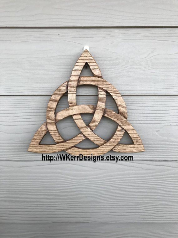 Triquetra Knot Trinity Celtic Wooden Wood Carved Wall Decor Unique Items Products - Celtic Knotwork Home Decor Triquetra Knot Trinity Celtic Wooden Wood Carved Wall Decor Unique Items Products - Celtic Knotwork Home Decor