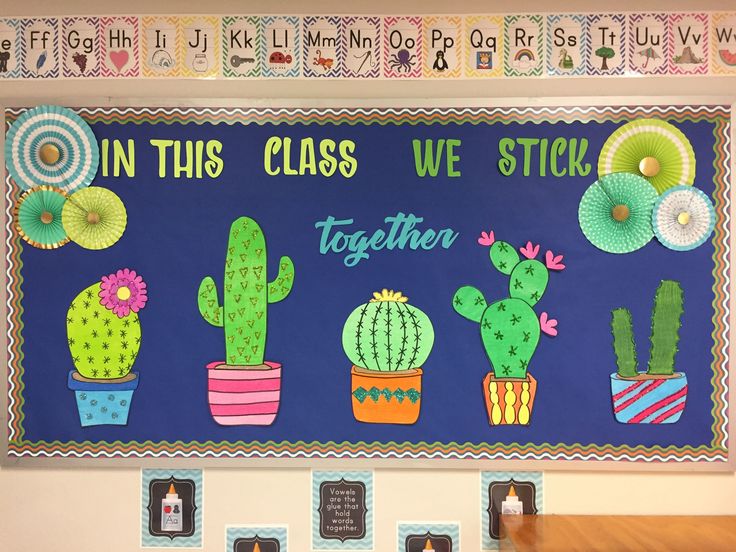 Image result for cactus bulletin board 20192020 classroom