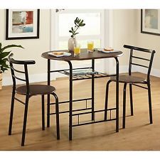 Bistro Table Set Indoor Dining For Small Spaces 2 Kitchen Chairs And Save Space Bistro Table Set Kitchen, Small Bistro Table And Chairs Indoor