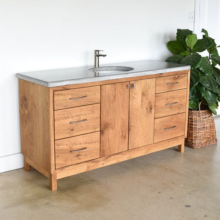60 Custom Bathroom Vanity Wood Reclaimed 60 Custom Bathroom Vanity Wood, Reclaimed Oak Single Sink Vanity