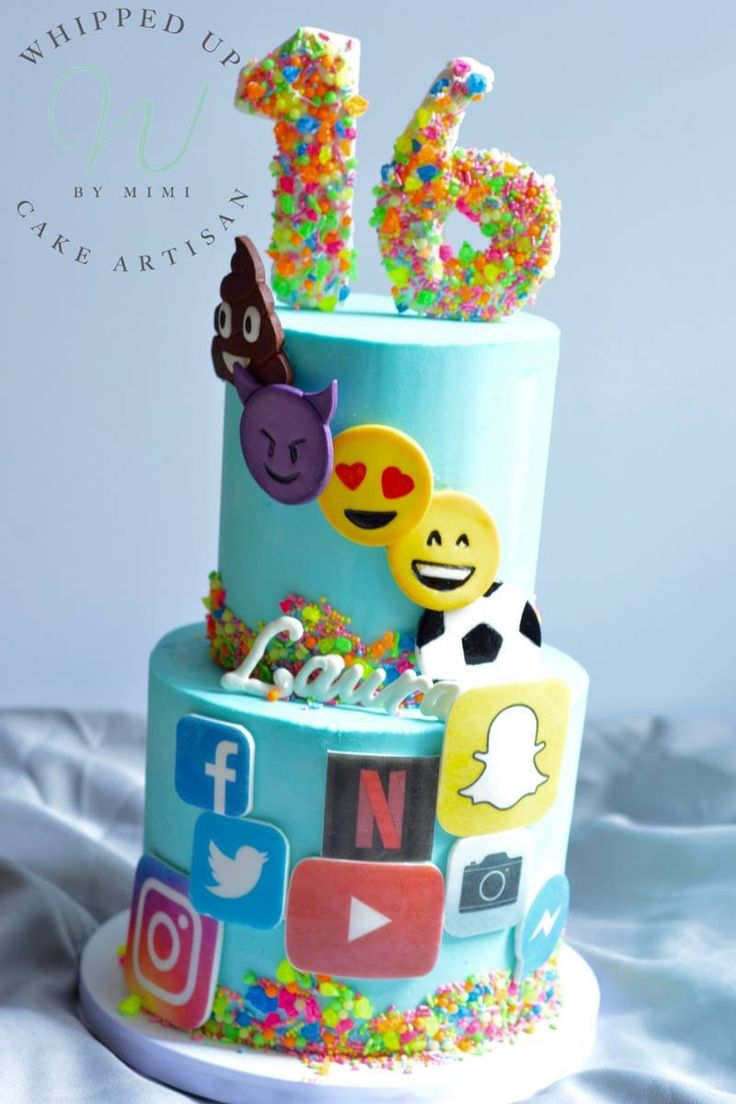 Emoji Sweet 16 Cake By Whipped Up By Mimi Virginia Beach Cake Artist Deco Gateau Gateau Emoji Sweet 16 Cake By Whipped Up By Mimi Virginia Beach Cake Artist Deco Gateau Gateau