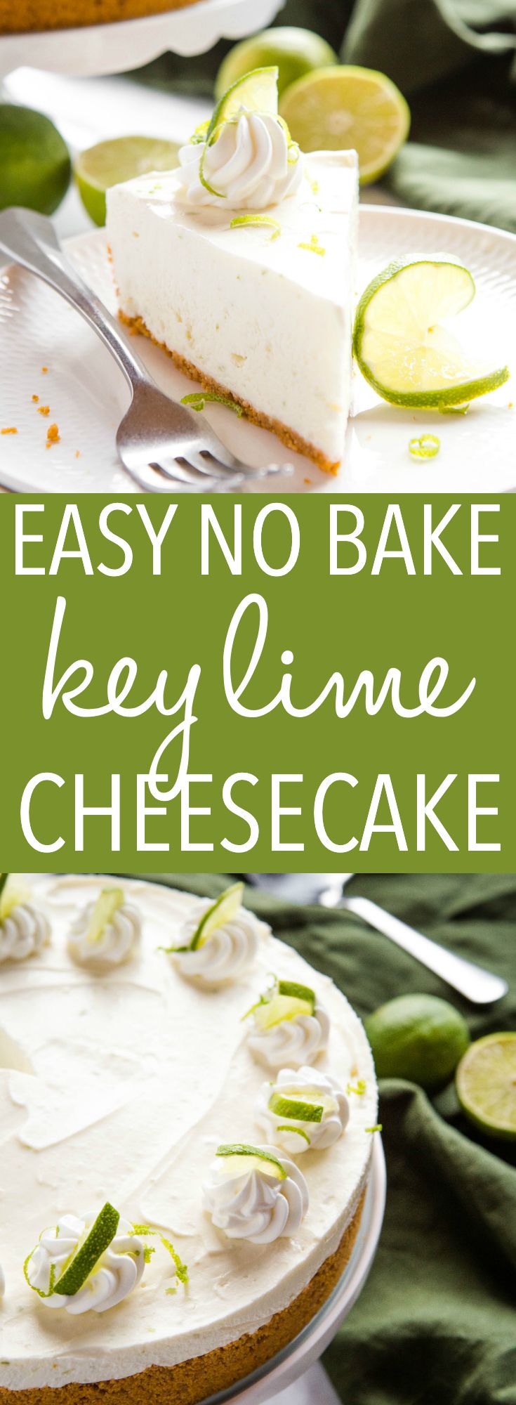 Easy No Bake Key Lime Cheesecake Recipe Desserts Lime Cheesecake Delicious Desserts