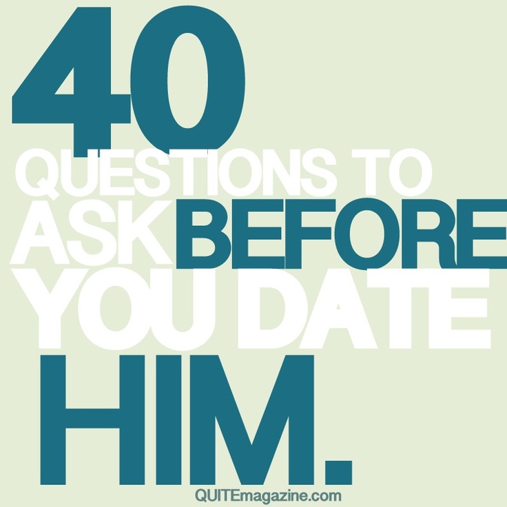 important questions to ask a guy before dating We asked women for the best questions they’ve ever been asked—or what they wish a guy would ask—on a date 5 questions to ask yourself before dating a. important questions to ask a guy before dating We asked women for the best questions they’ve ever been asked—or what they wish a guy would ask—on a date 5 questions to ask yourself before dating a.