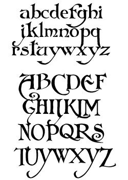pretty art nouveau font again not too girly but feminine inspired by