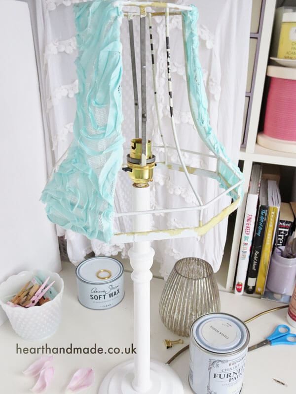 How To Make A Shabby Chic Lampshade Makeover Vintage Lampshades Diy Lamp Shade Vintage Lampshades Diy Lamp Shade, How To Cover A Lampshade With Fabric Uk