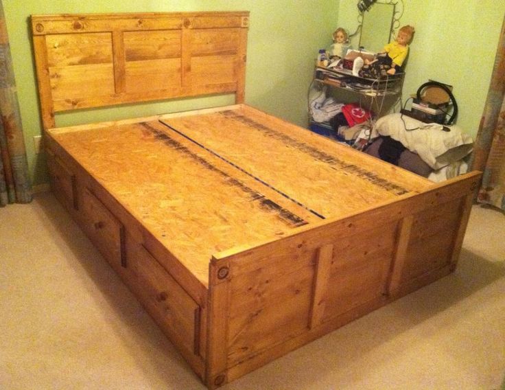 queen captains bed