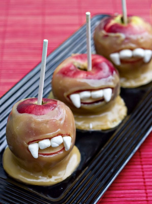 diy easy vampire caramel apple recipe from ericas sweet tooth for more halloween food like spider donuts 18 gross halloween recipes snakes on a stick - Scary Dishes For Halloween diy easy vampire caramel apple recipe from ericas sweet tooth for more halloween food like spider donuts 18 gross halloween recipes snakes on a stick - Scary Dishes For Halloween