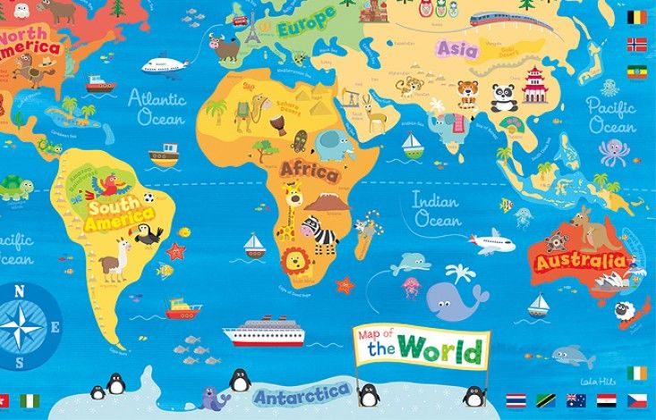 my first world map canvas print happy spaces