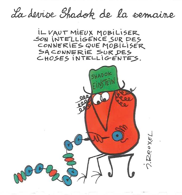 Devises shadok essayant continuellement