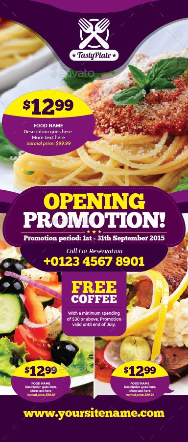 9 best banner brochure images on pinterest restaurant banner restaurant opening flyer template