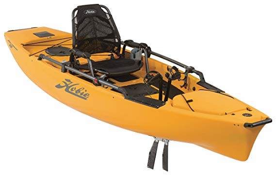 Hobie Mirage Pro Angler 12 2018 Fishing Kayak With MD180 Turbo Drive Reverse Papaya Orange # 86230008