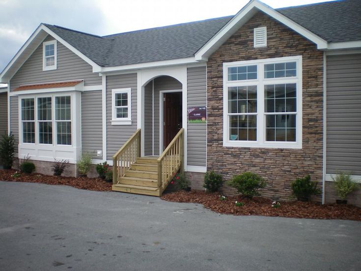 183 Best Manufactured Mod Exteriors Images On Pinterest Clayton Double Wide Clayton Mobile Home
