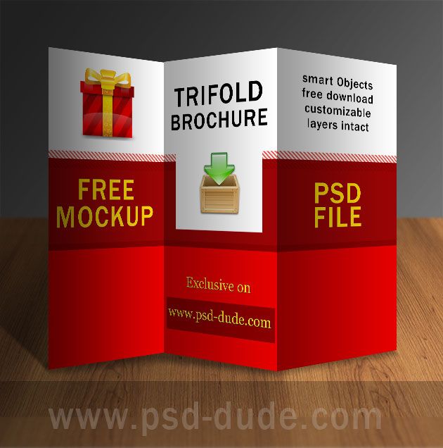 tri fold brochure template photoshop