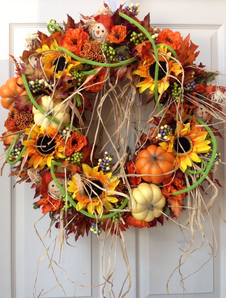 401 best fall wreaths images on pinterest fall wreaths crowns and fall grapevine fall wreath autumn wreath by williamsfloral on etsy