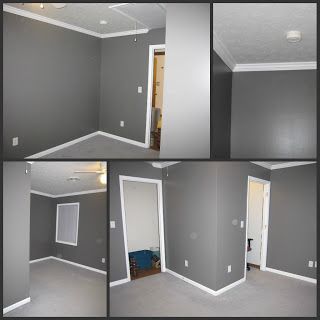 Grey Walls White Trims Carpet Example Of Too Dark I Want To Grey Walls White Trims Carpet Example Of Too Dark I Want To Avoid This Look Bedroom Ideas Pinterest And Wall