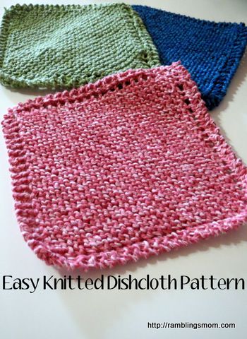 Knit Dishcloth Pattern Super Easy Great Idea For A Handmade Knit Dishcloth Pattern Super Easy Great Idea For A Handmade Christmas Gift Knitting Crochet Blankets Pinterest