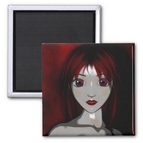 Mesmerize Vampire Goth Anime Fantasy Magnet #gothicstyle #gothicart #gothic