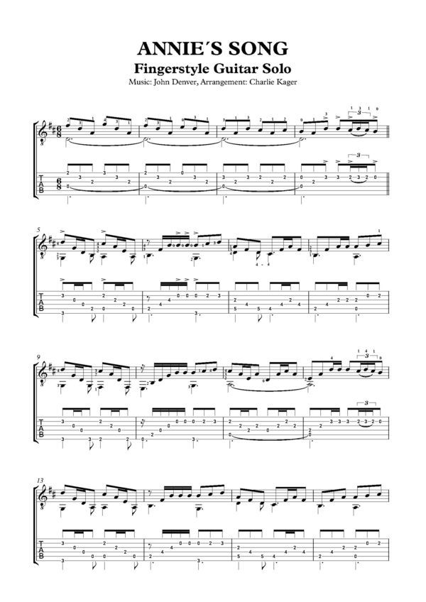 John Denver - Country Roads guitar tabs - instrumental guitar tab (easy) - pdf guitar sheet music - guitar pro tab download - Guitar songs, Guitar tabs, Guitar