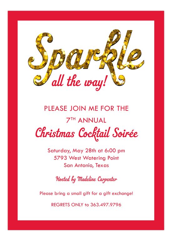 invitations for christmas party