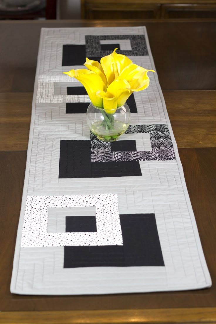 Best Modern Table Runners Ideas Only On Pinterest Quilted - Modern Table Runner Black White And Grey Wallhanging Bed Runner Pinnedby Pinetsy best modern table runners ideas only on pinterest quilted - modern table runner black white and grey wallhanging bed runner pinnedby pinetsy