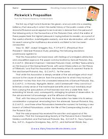 8th grade reading comprehension worksheets