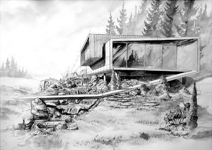Modern Architecture Sketch 251 best architecture sketch images on pinterest | mansions Modern Architecture Sketch 251 best architecture sketch images on pinterest | mansions