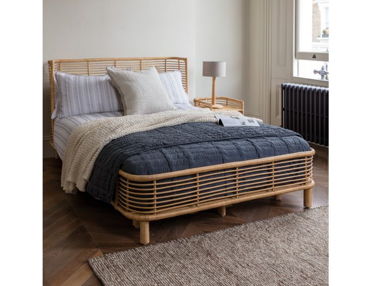Buy Habitat Nadia Double Bed Frame Rattan Bed frames Habitat
