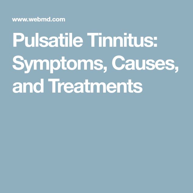Natural Treatments For Pulsatile Tinnitus Natural Treatments For Pulsatile Tinnitus
