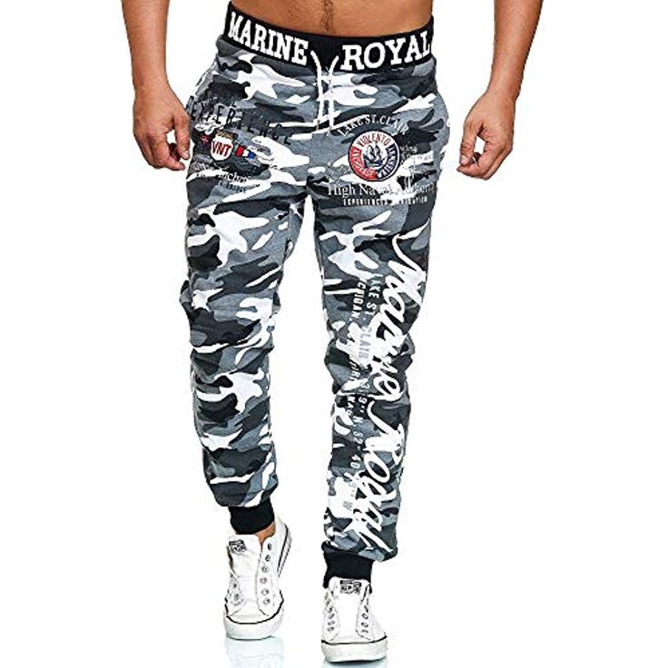 Trainingshose Jogginghose Sporthose Army Cargo Hose Grau//Schwarz//Camouflage NEU