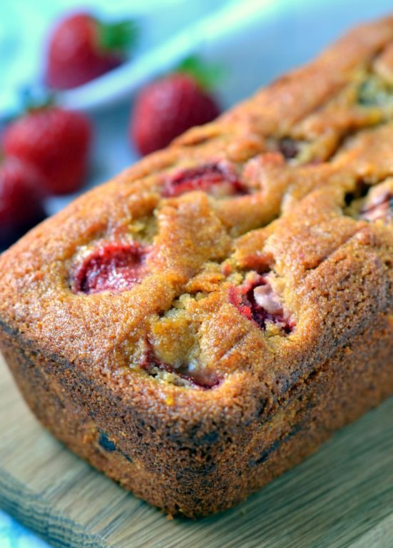 Strawberry Polenta Cake Strawberry Polenta Cake